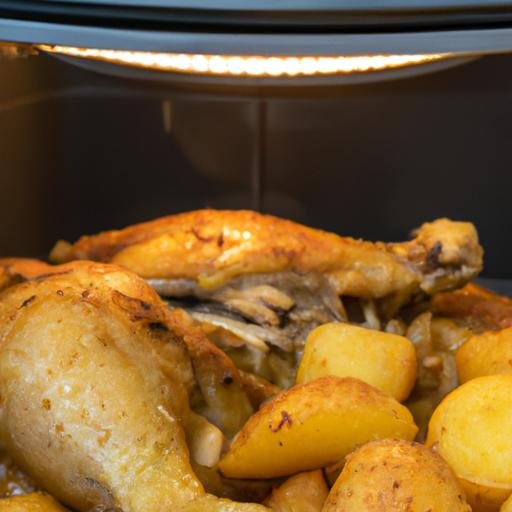 Pollo Asado Con Patatas En Freidora De Aire Thermomix Recetario