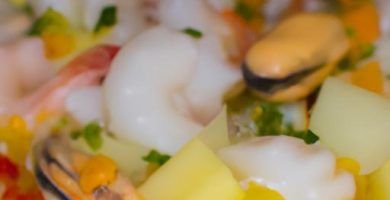 Caldereta de pescado y marisco para navidad Thermomix