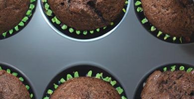 Magdalenas de chocolate en freidora de aire Thermomix