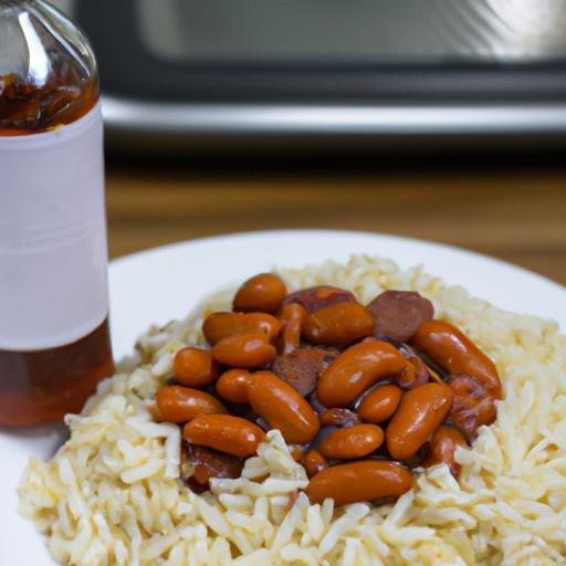 Alubias de bote con arroz y chorizo Thermomix
