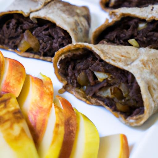 Saquitos de morcilla y manzana con pasta filo Thermomix