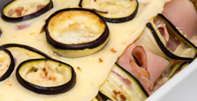 Pastel de berenjenas jamón york y queso en thermomix Thermomix