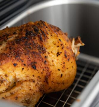 Pollo asado en freidora de aire gourmia Thermomix
