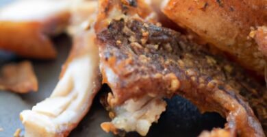 Oreja de cerdo a la plancha crujiente Thermomix