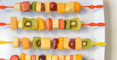 Brochetas de frutas que no se oxiden Thermomix