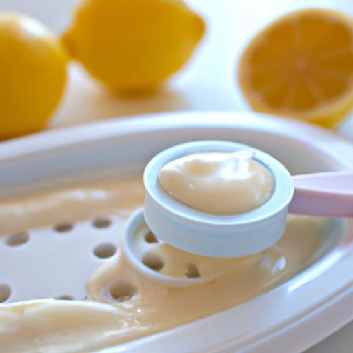 Sorbete de limón con helado para niños Thermomix
