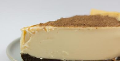 Tarta de queso la viña con chocolate blanco Thermomix