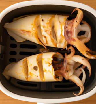 Chipirones a la plancha en freidora de aire Thermomix