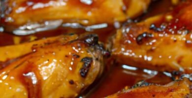 Alitas al horno con miel y mostaza Thermomix