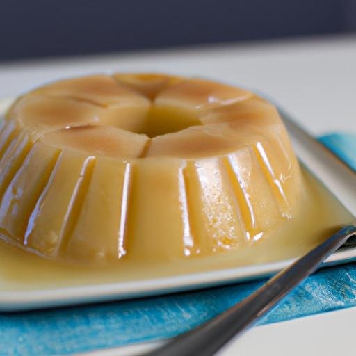 Flan de piña sin horno con gelatina Thermomix