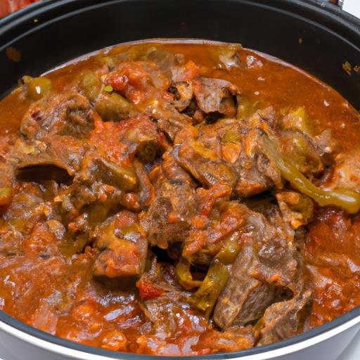 Rollo de carne en salsa en olla express Thermomix