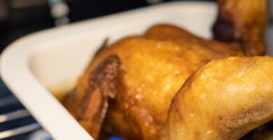 Pollo a la cerveza en freidora de aire Thermomix