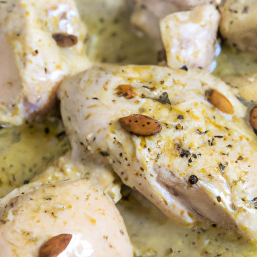 Muslitos de pollo en salsa de almendras Thermomix