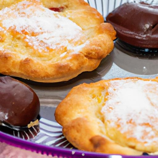 Postres con cabello de angel y hojaldre Thermomix