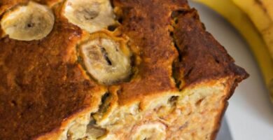 Bizcocho de plátano y yogur sin harina Thermomix