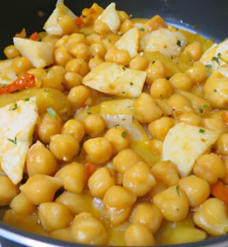Potaje de garbanzos con bacalao de la abuela Thermomix