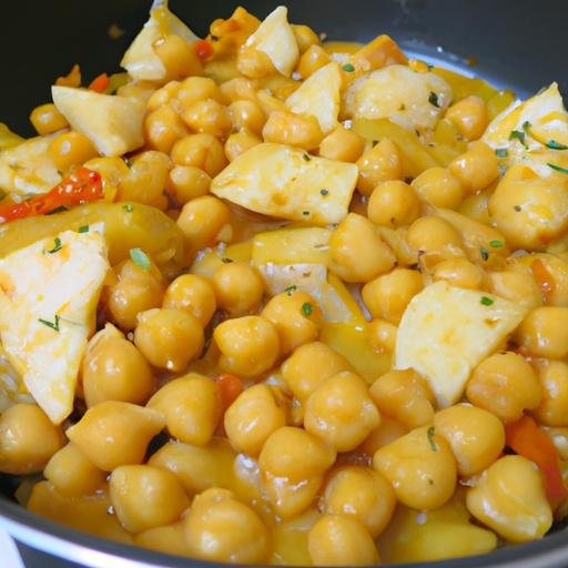 Potaje de garbanzos con bacalao de la abuela Thermomix