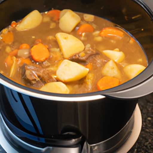 Estofado de ternera con patatas en olla express Thermomix