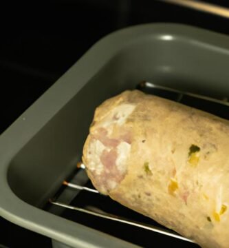 Rollo de carne picada relleno al horno Thermomix