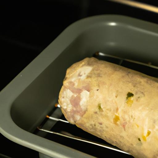 Rollo de carne picada relleno al horno Thermomix