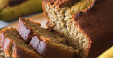 Bizcocho de plátano sin harina ni azúcar Thermomix