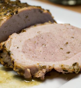 Lomo de cerdo al horno con salsa Thermomix