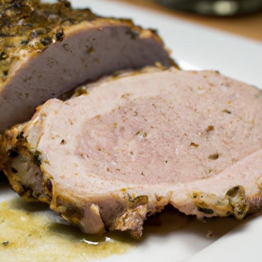 Lomo de cerdo al horno con salsa Thermomix