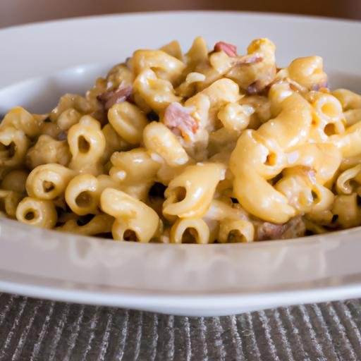 Macarrones a la carbonara con nata y bacon receta Thermomix