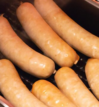 Salchichas frankfurt en freidora de aire cosori Thermomix