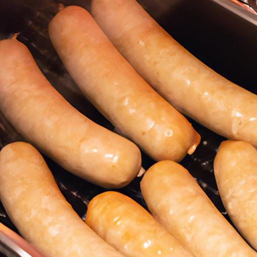 Salchichas frankfurt en freidora de aire cosori Thermomix