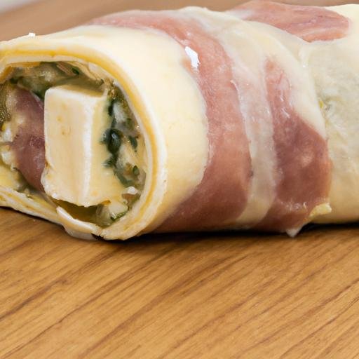 Rollo de carne relleno de jamon y queso Thermomix