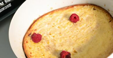 Tarta de queso en microondas en 5 minutos Thermomix