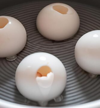 Huevos cocidos en freidora de aire cecotec Thermomix
