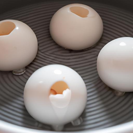 Huevos cocidos en freidora de aire cecotec Thermomix