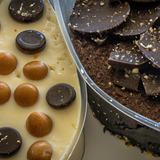 Tarta de galletas flan y chocolate sin horno Thermomix