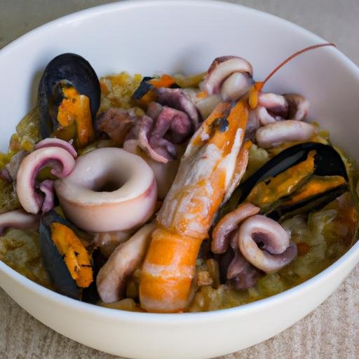 Arroz caldoso con pulpo almejas y gambas Thermomix