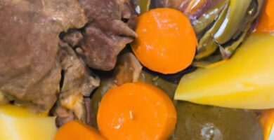 Estofado de ternera con alcachofas patata y zanahoria Thermomix