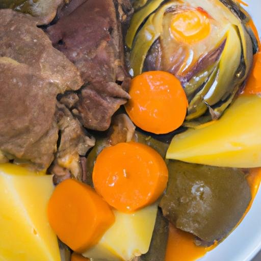 Estofado de ternera con alcachofas patata y zanahoria Thermomix