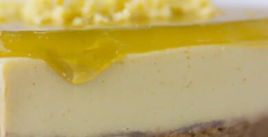 Tarta de queso fría con gelatina de limón Thermomix