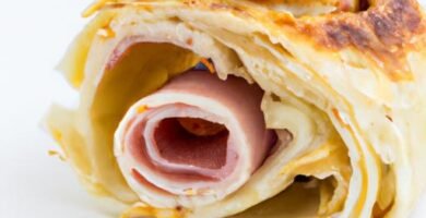 Rollo de hojaldre de jamon y queso Thermomix
