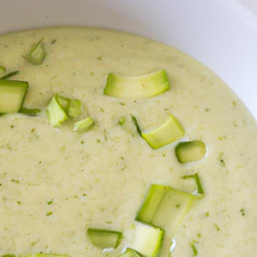 Crema de calabacín y puerro sin patata Thermomix