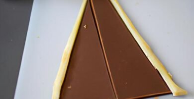 Cómo hacer un arbol de navidad de hojaldre y chocolate Thermomix
