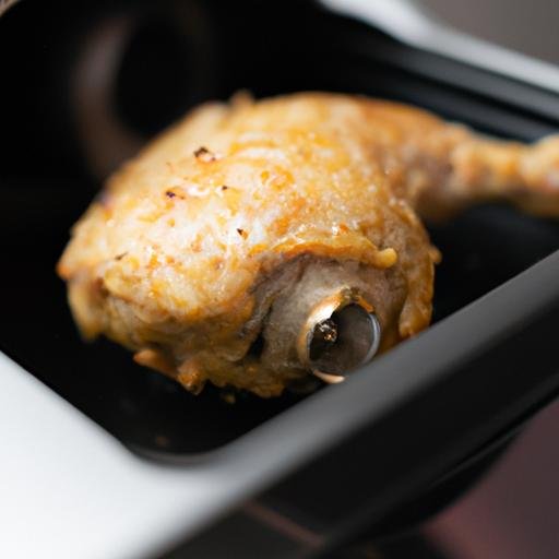 Cuarto de pollo en freidora de aire Thermomix