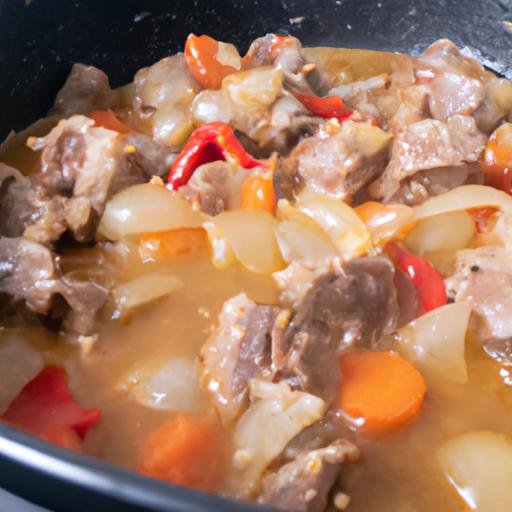 Carne a la jardinera en olla rapida Thermomix