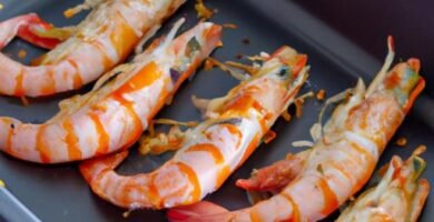 Cómo se hacen los langostinos en el horno Thermomix