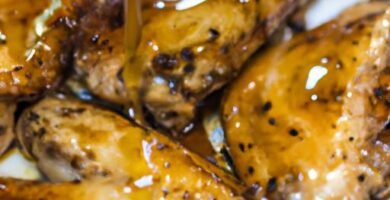 Alitas de pollo con salsa de soja y miel Thermomix