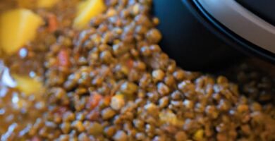 Lentejas con chorizo y patatas olla express Thermomix