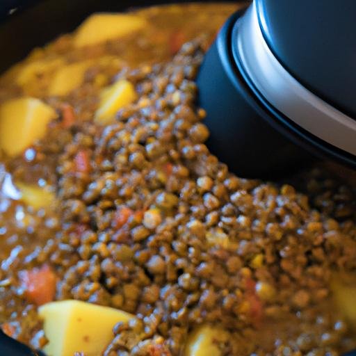 Lentejas con chorizo y patatas olla express Thermomix