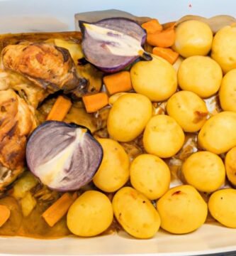 Receta de muslos de pollo al horno con patatas Thermomix