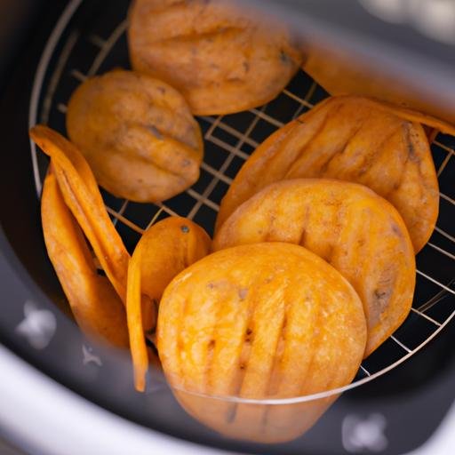 Chips de boniato en freidora de aire Thermomix